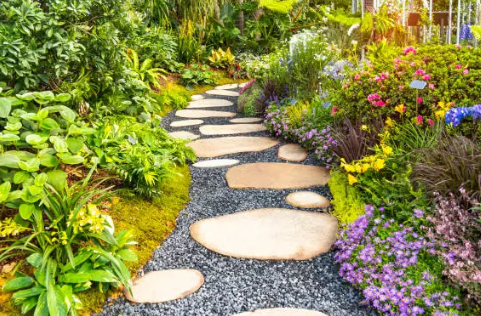 Retro Stone & Native Bloom: Crazy Paving Meets Pollinator Garden in 2025