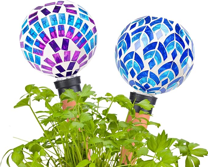 Plant Watering Globe Large Self Watering Globes 2 Pack for Indoor Outdoor Plants Self Watering Planter Insert Watering Devices for Plant Lover Gifts