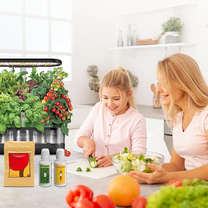 inbloom Fruit Seed Pod Kit for AeroGarden, Ahopegarden, GARDENCUBE, MUFGA, iDoo Hydroponics Growing System, 50-Pods (350+ Seeds Include Strawberry, Tomato, Cucumber, Pea, Ruby Queen Beet)