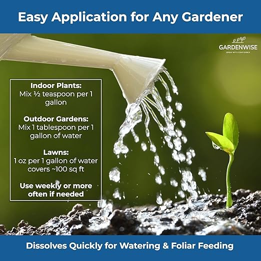 20-20-20 Water-Soluble Fertilizer β Powder for Liquid Plant Food for Indoor & Outdoor Plants, Orchids, Vegetables, Lawns, Flowers β 20 20 20 Fertilizer 2 Quarts (4 lbs)