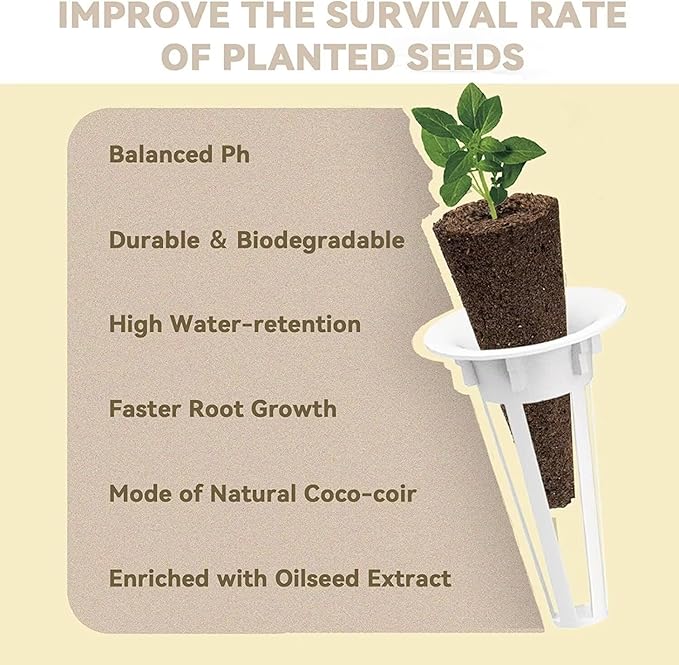 inbloom Flower Seed Pod Kit for AeroGarden, iDoo, Ahopegarden, GARDENCUBE, MUFGA Hydroponics, 7 Pods (350+ Seeds with Coneflower, Petunia, Snapdragon, French Marigold, Dahlia)