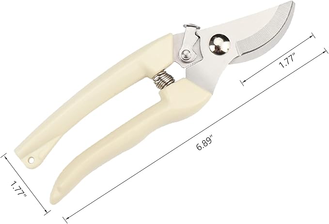 20 Pcs Garden Scissors for Plant, Tip Pruning Shears for Cutting Flowers, Trimming Plants, Bonsai and Fruits Picking (Bypass Blade Pruner)