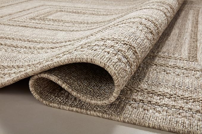 Loloi Dawn Collection Indoor/Outdoor DAW-01 Natural 2'-3" x 10'-0" Runner Rug