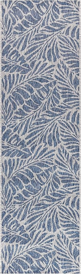 Keen Home Design Terrace Outdoor Runner Rug - 2x12 Washable Indoor/Outdoor Rug for Patio, Kitchen, Balcony, Beach, Garden, Deck and Porch, Size: 2'2"x11'10"