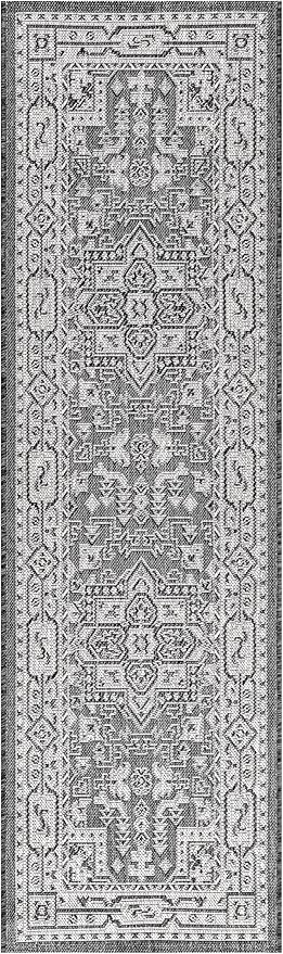 Keen Home Design Terrace Outdoor Runner Rug - 2x8 Washable Indoor/Outdoor Rug for Patio, Kitchen, Balcony, Beach, Garden, Deck and Porch, Size: 2'2"x7'7"